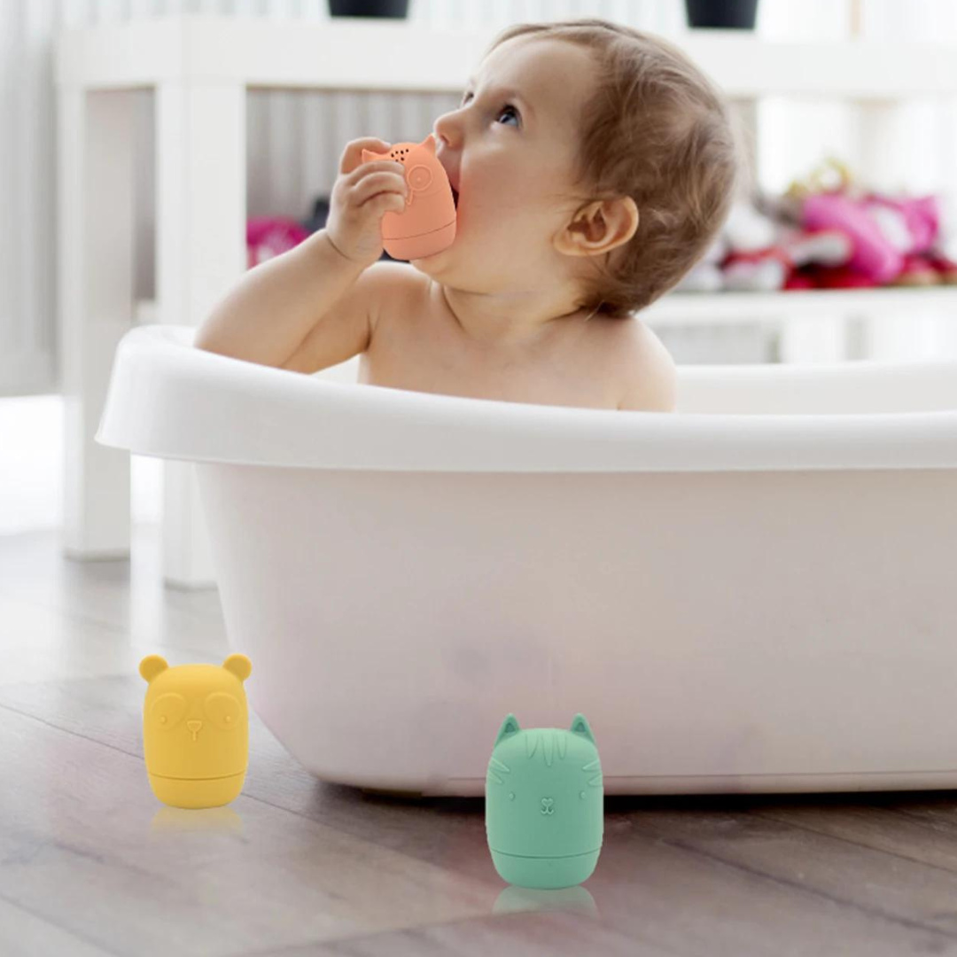 Animal Bath Toys | 4pc Sprinkler Toy Set