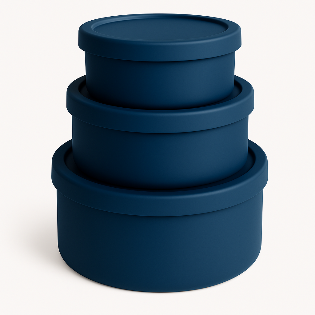 Round Food Storage Trio
