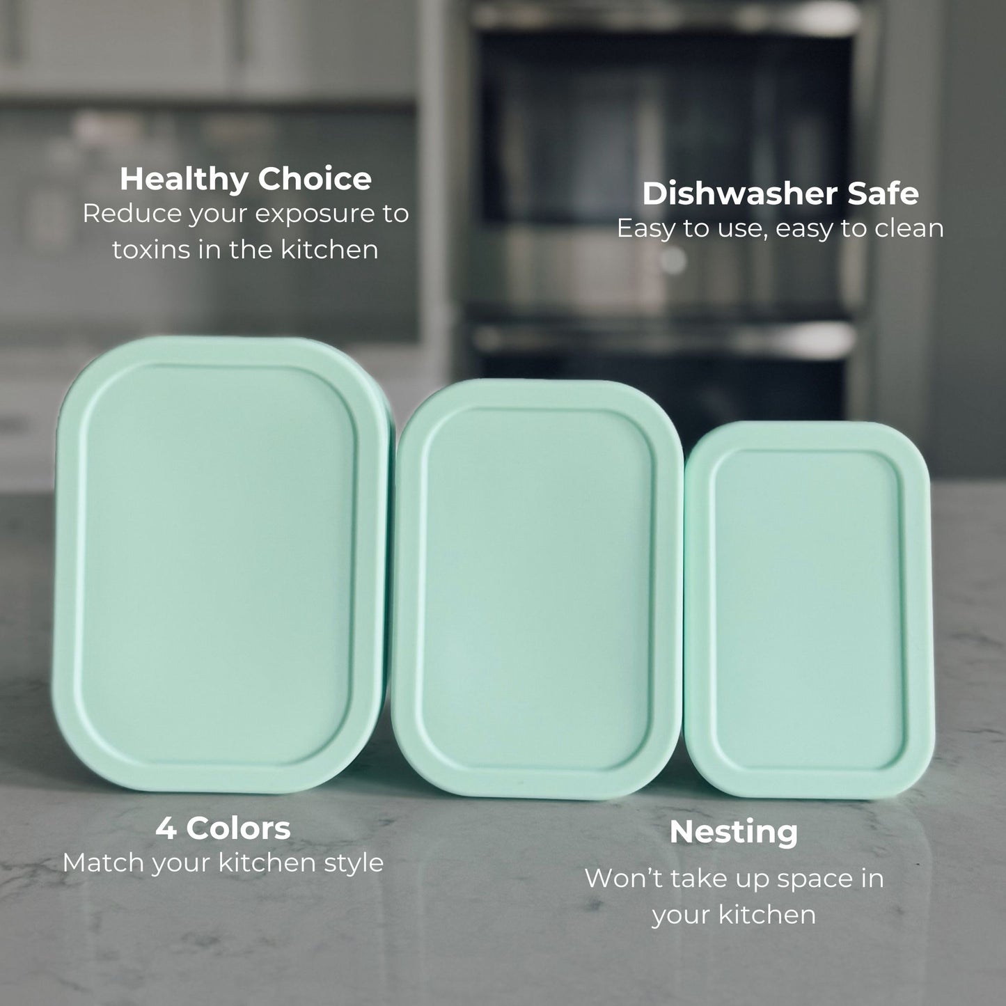 Rectangle Food Storage Trio
