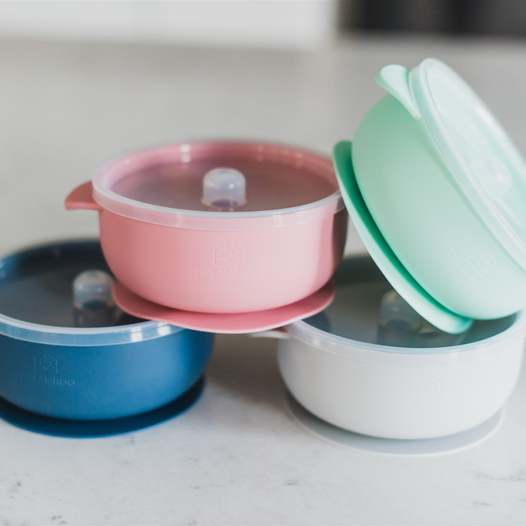 Baby Suction Bowl with Lid