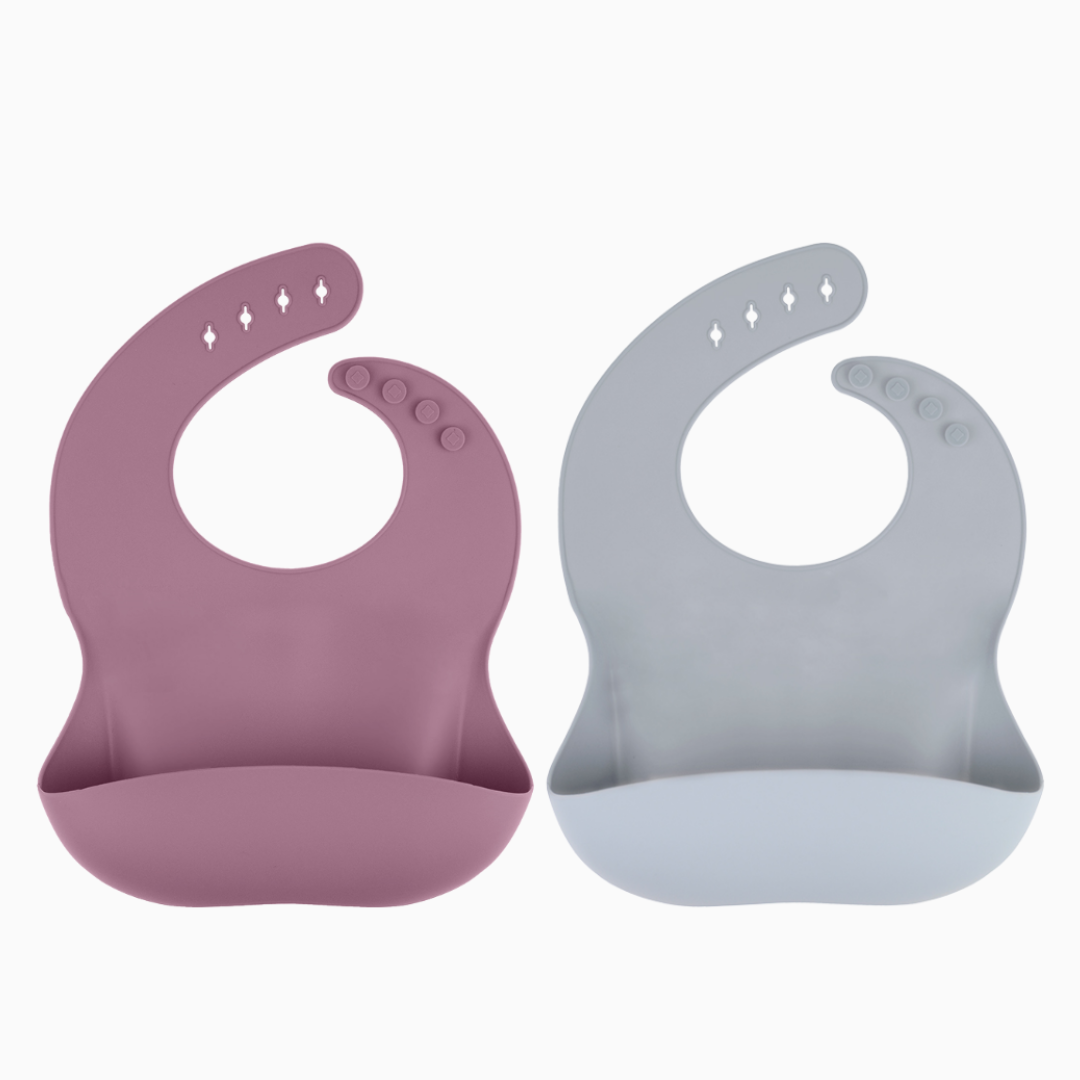 Silicone Bib - Set of 2