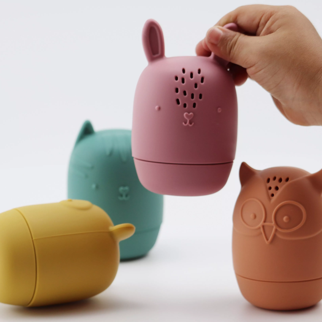 Animal Bath Toys | 4pc Sprinkler Toy Set