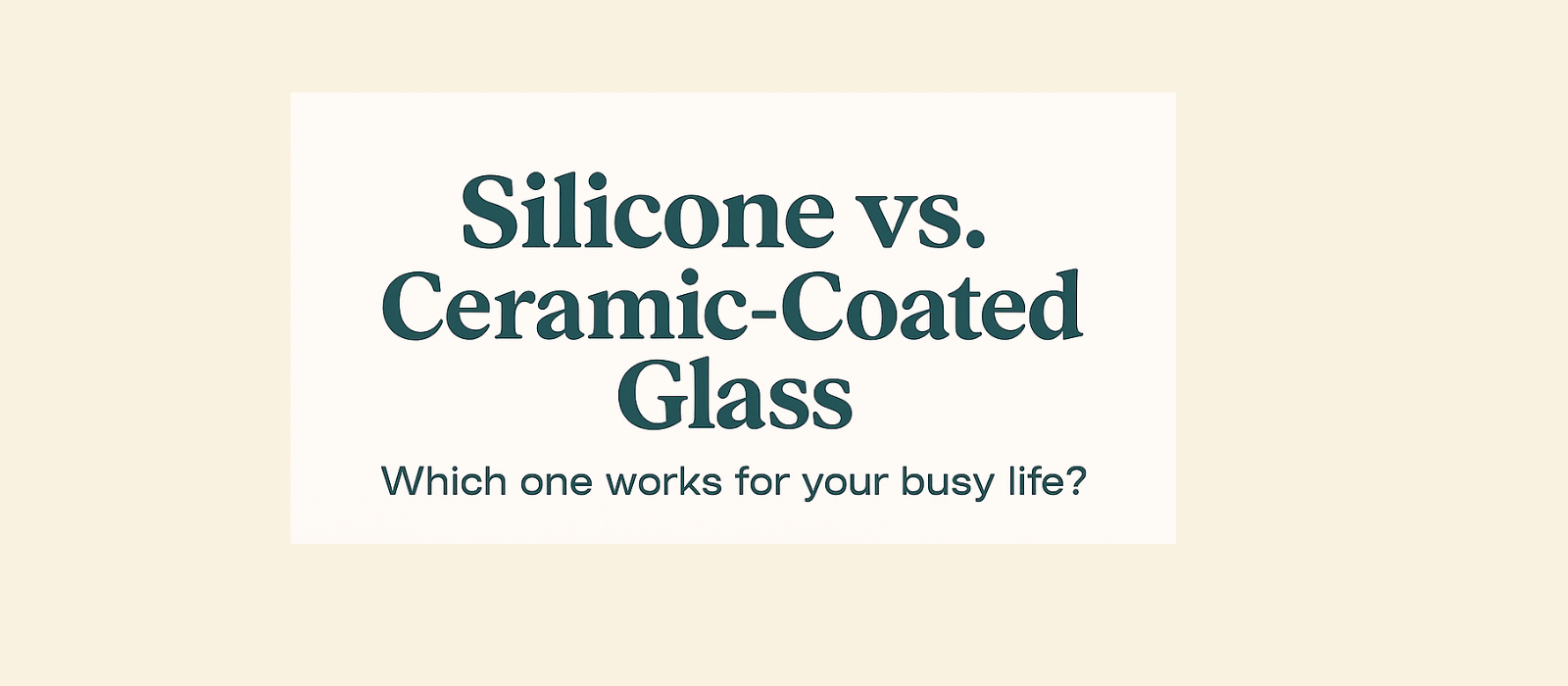 Silicone vs. Ceramic-Coated Glass: Which Food Storage Option Is Best for Your Busy Life?