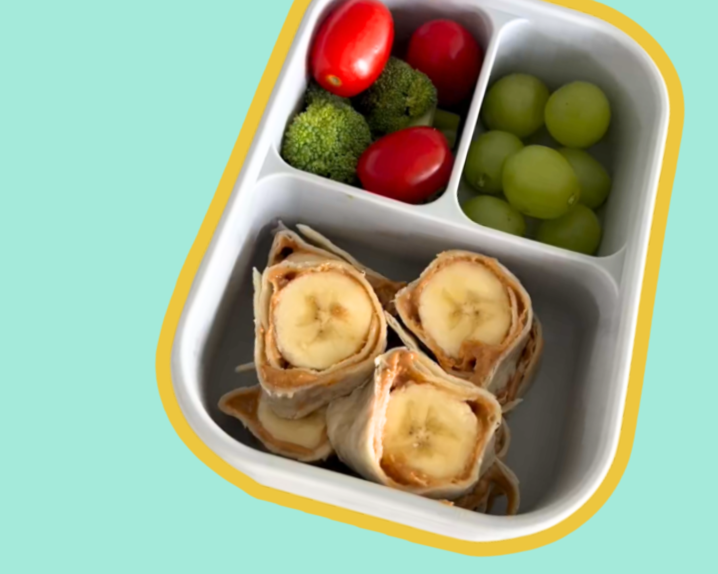 Peanut Butter & Banana “Sushi” + Easy Sides