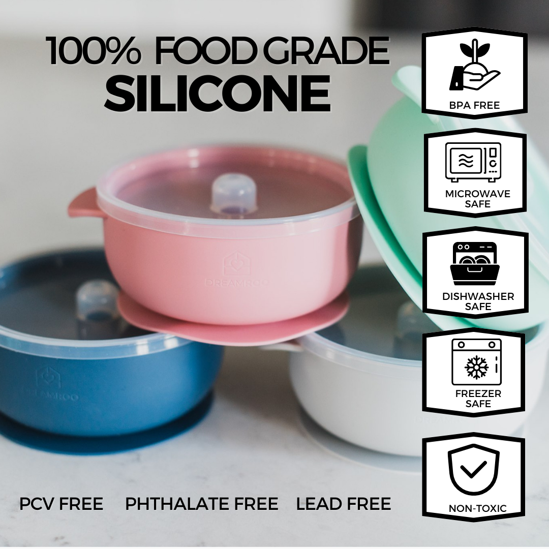 Baby Suction Bowl with Lid