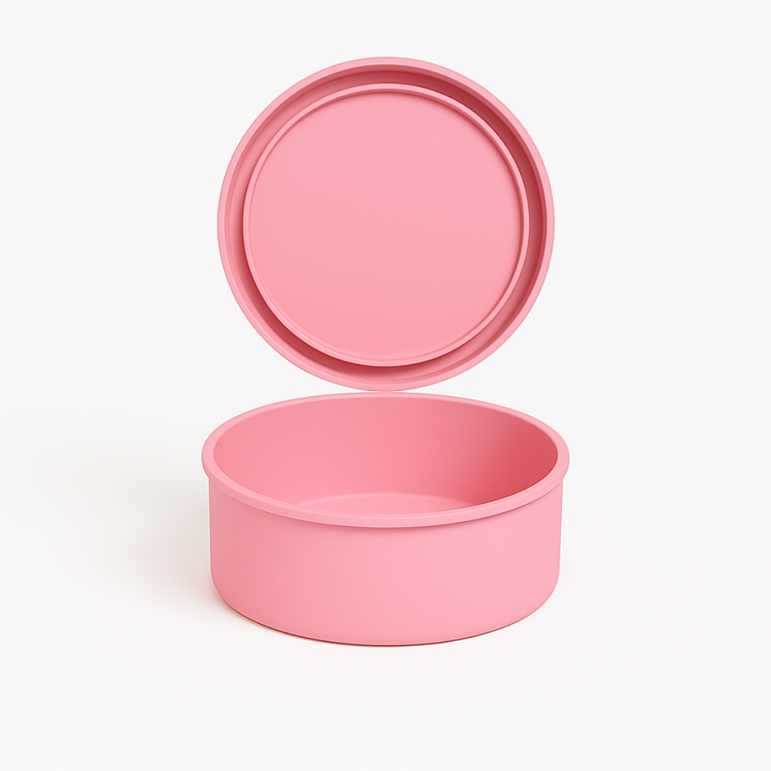 Round Silicone Food Storage Containers