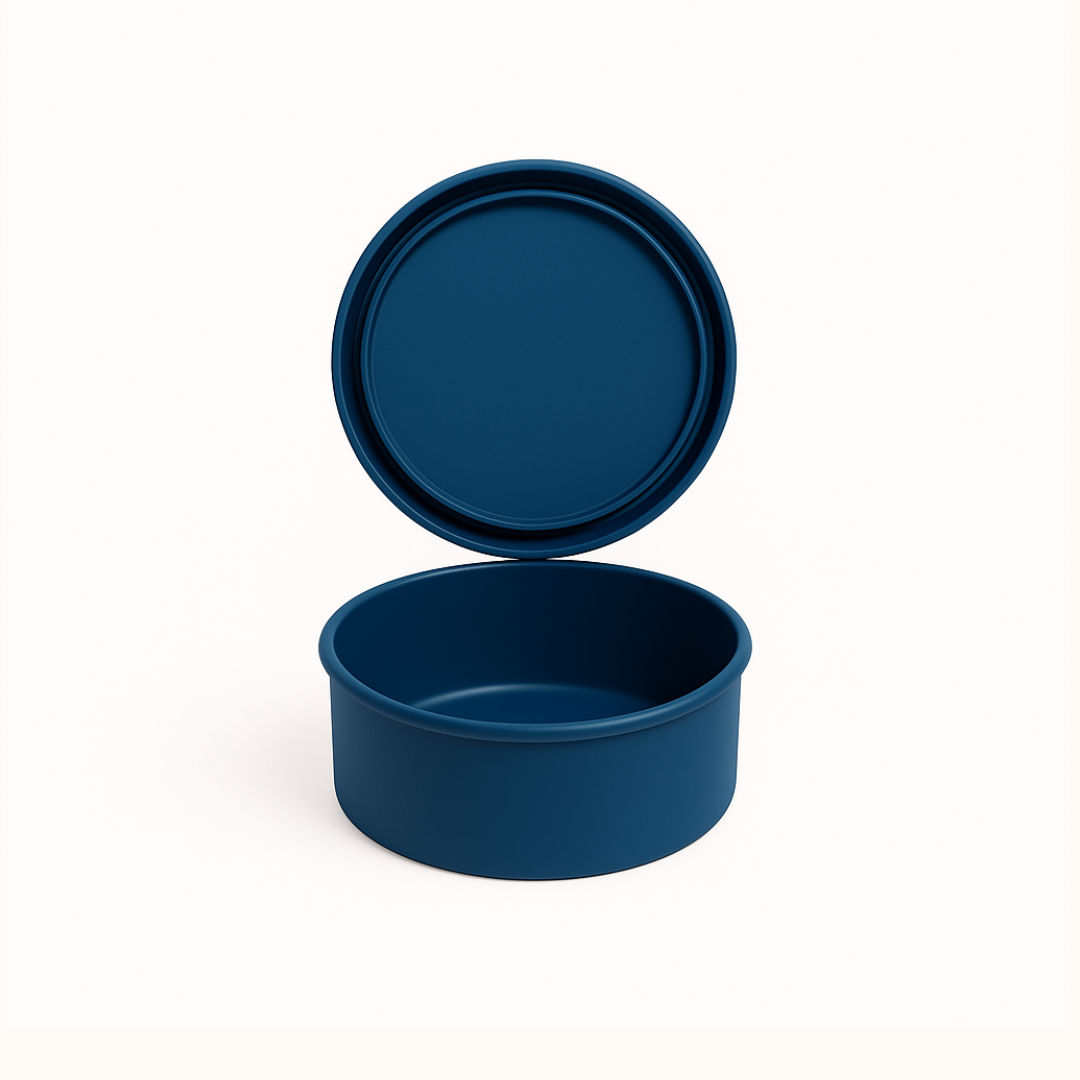 Round Silicone Food Storage Containers