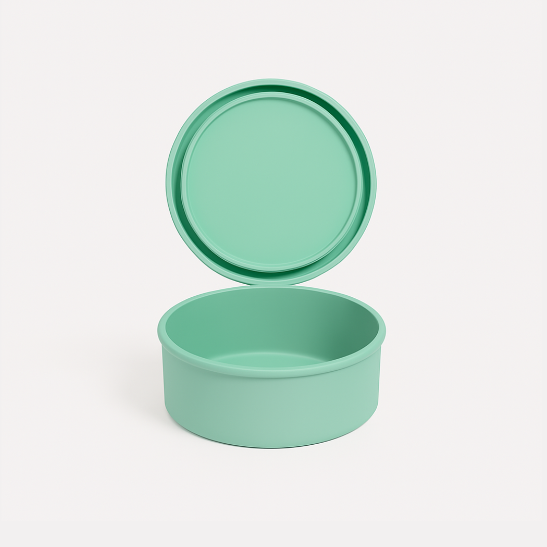 Round Silicone Food Storage Containers