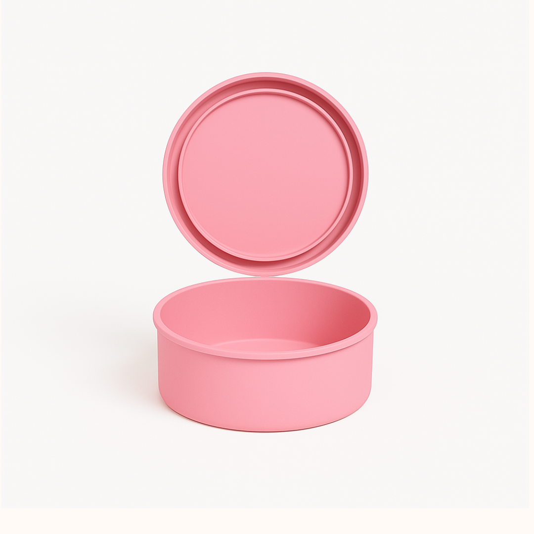 Round Silicone Food Storage Containers