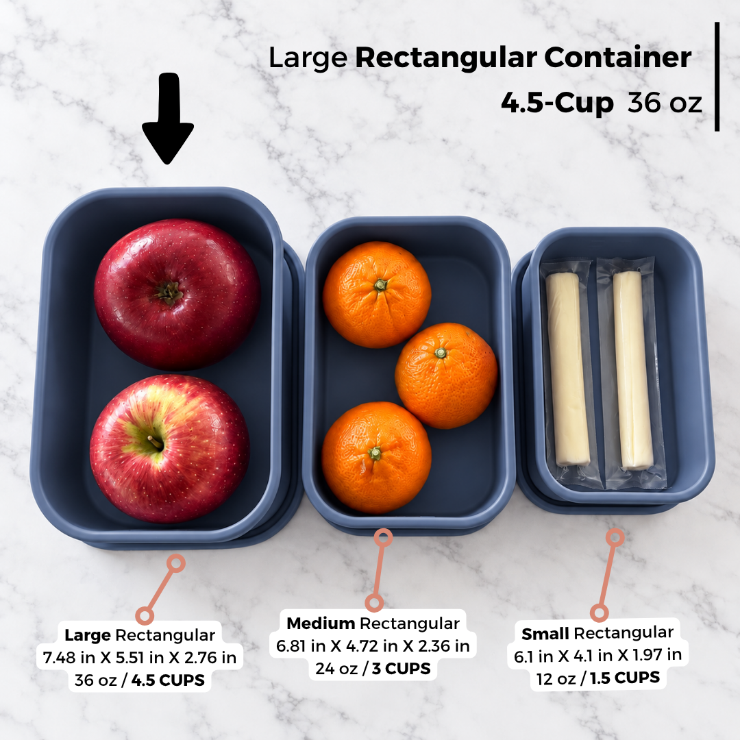 Silicone Storage Containers | Rectangle