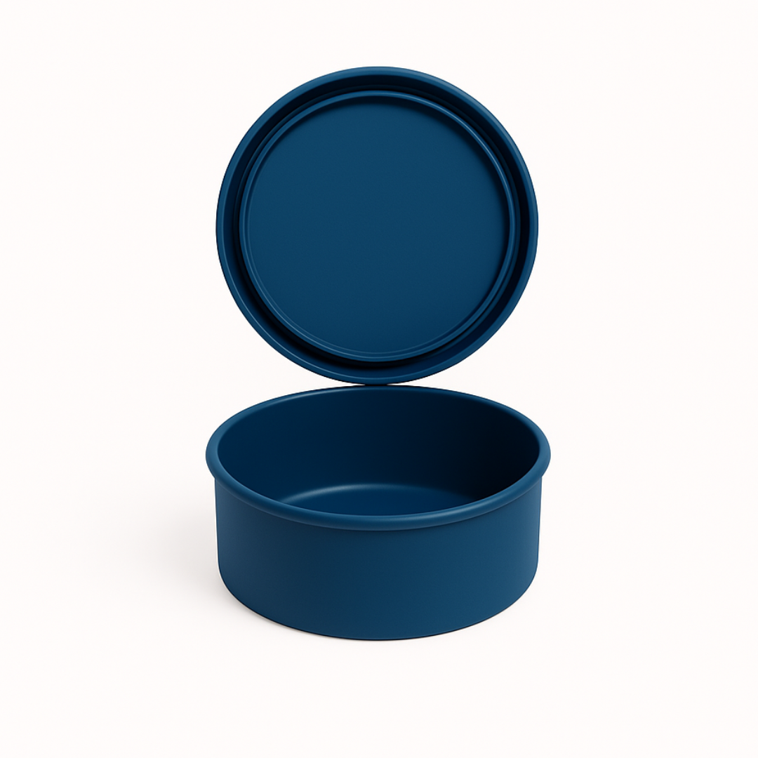 Round Silicone Food Storage Containers