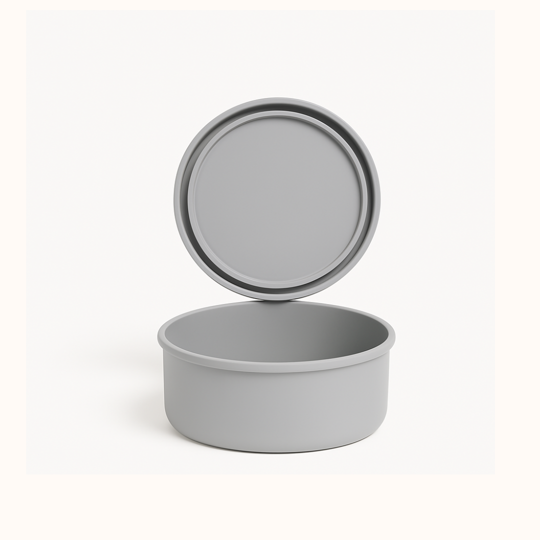 Round Silicone Food Storage Containers