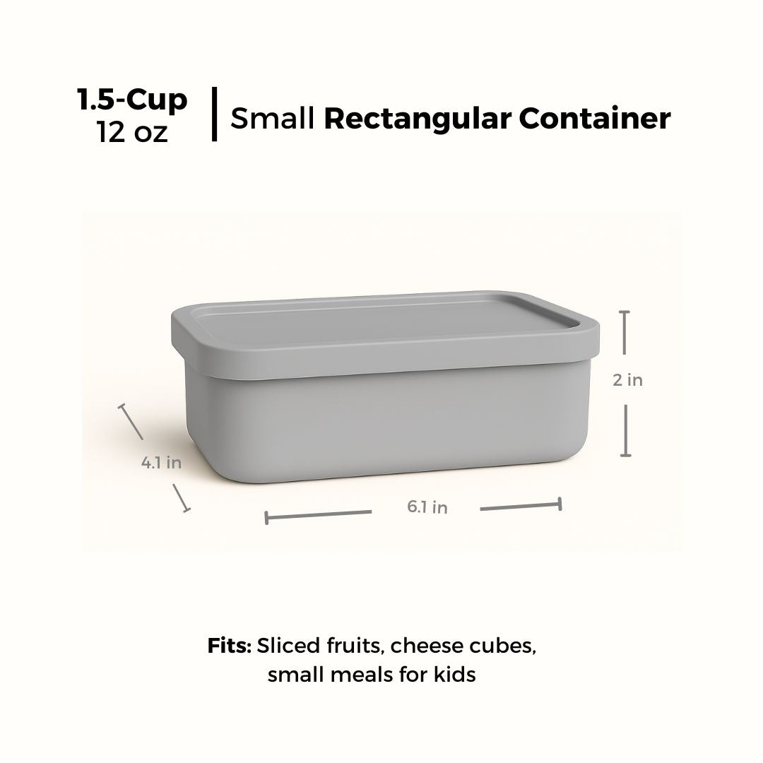 Small Rectangular Container - 12 oz