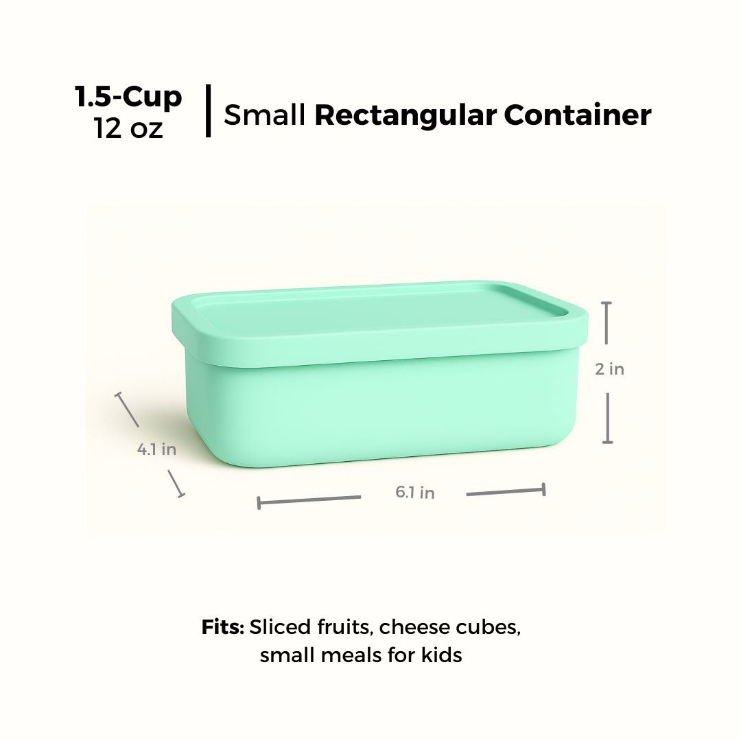 Small Rectangular Container - 12 oz
