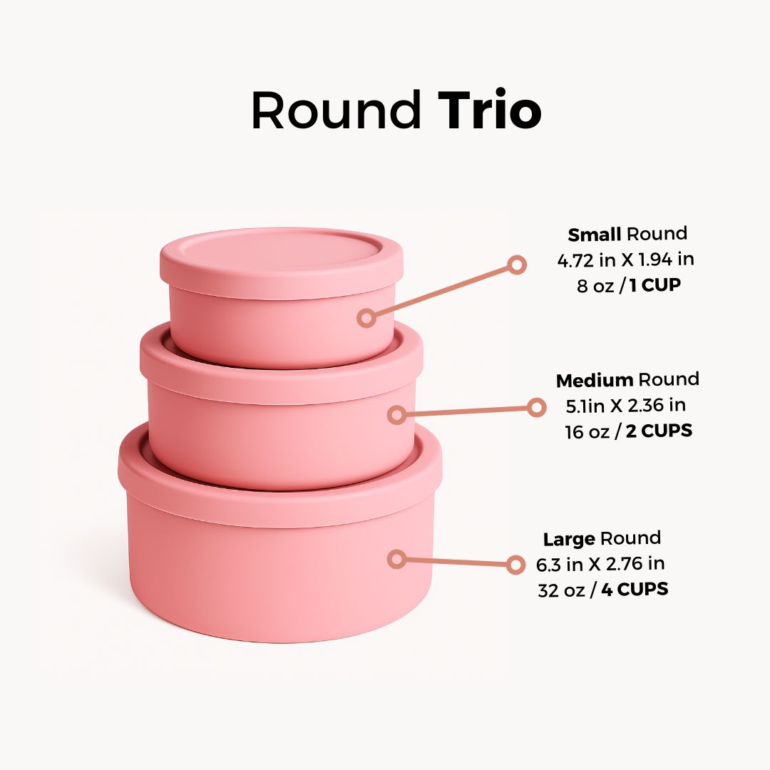 Round Food Storage Trio
