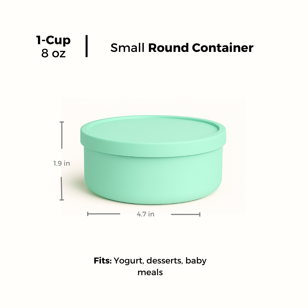 Small Round Container - 8 oz
