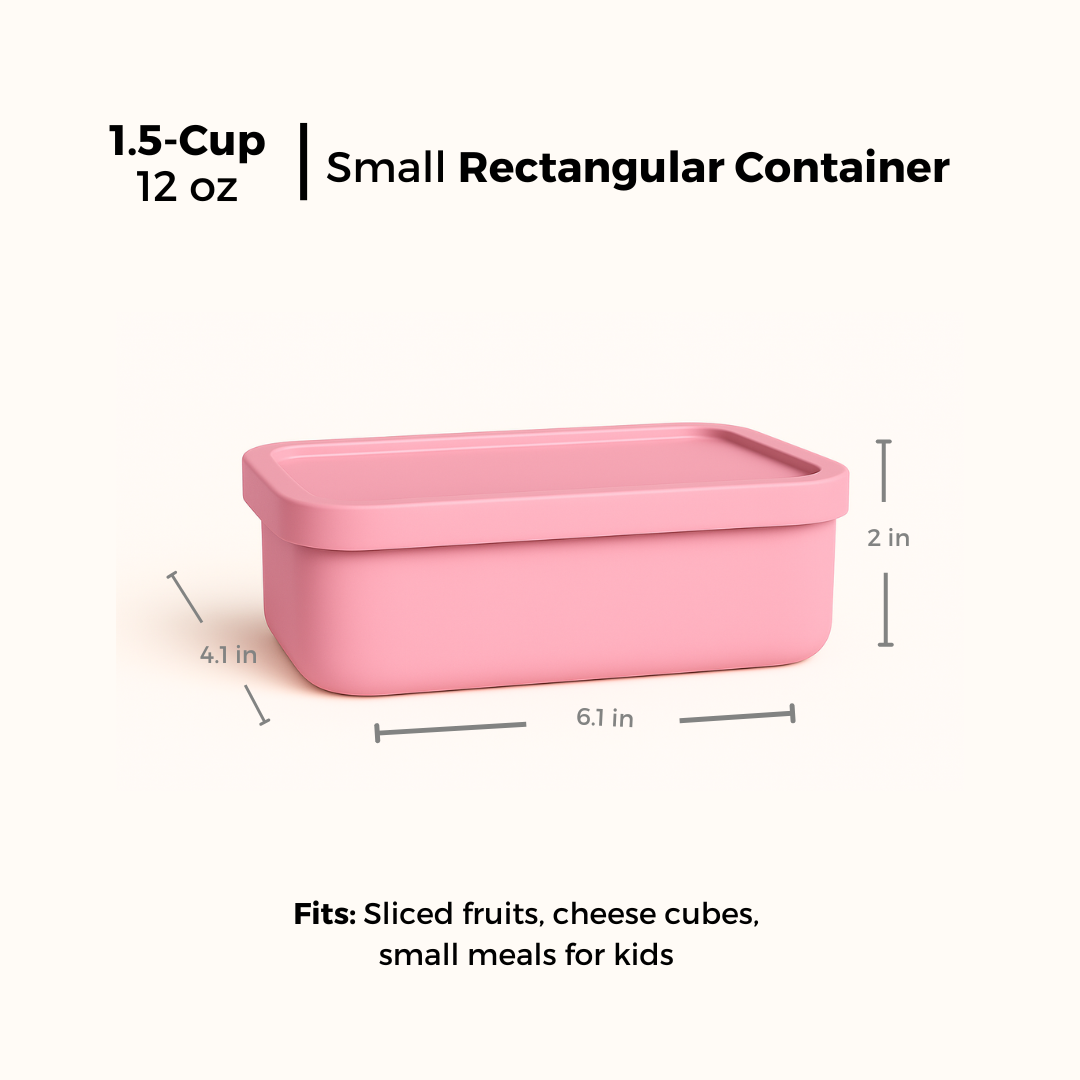 Rectangle Silicone Food Storage Container
