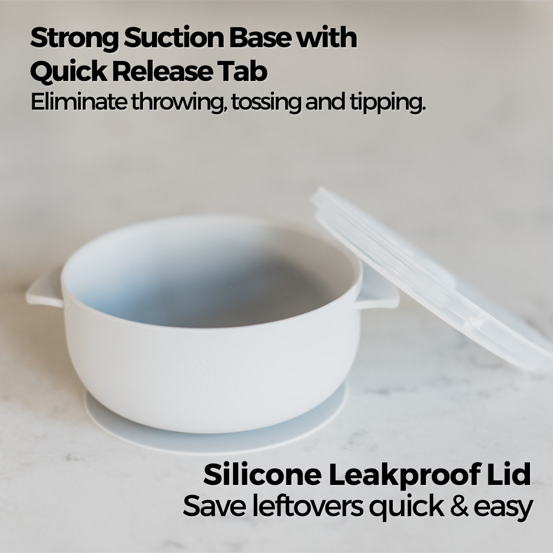 Baby Suction Bowl with Lid