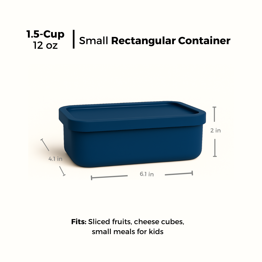 Rectangle Silicone Food Storage Container