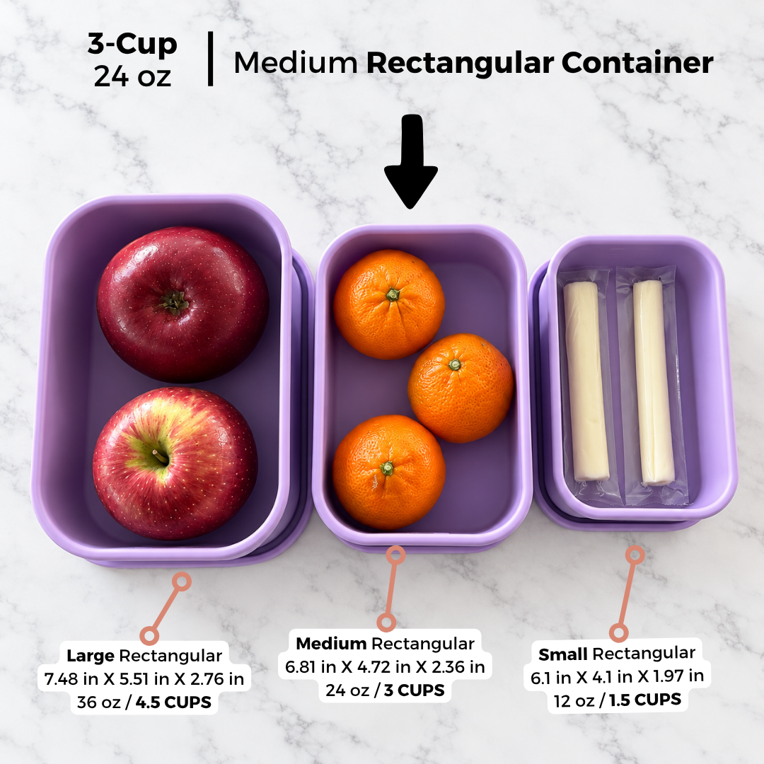 Silicone Storage Containers | Rectangle