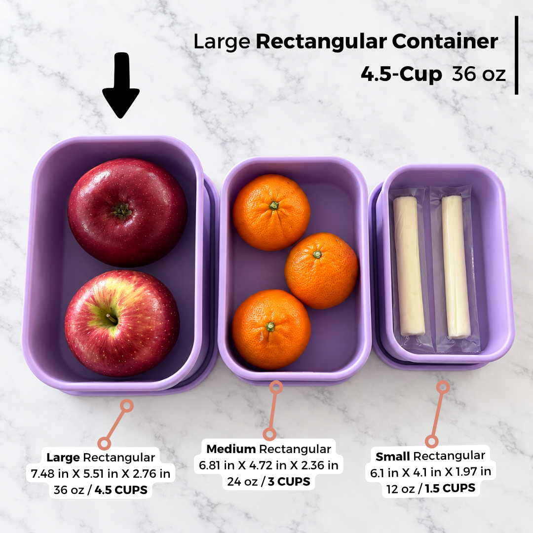 Silicone Storage Containers | Rectangle