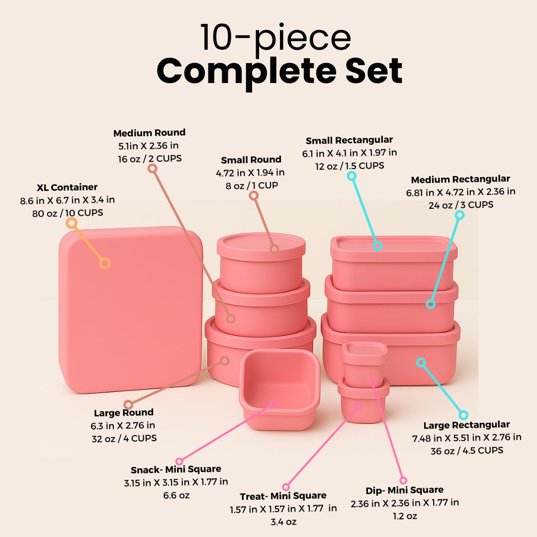 10-Piece Complete Food Storage Set
