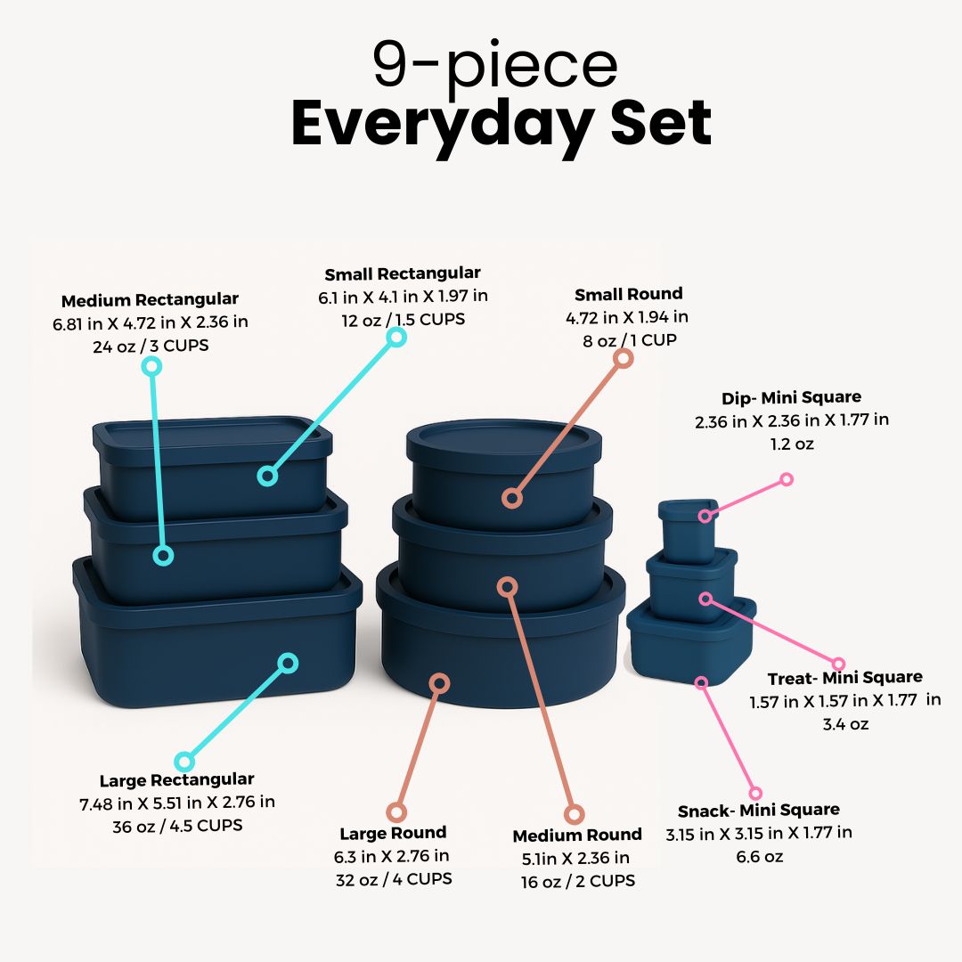 9-Piece Everyday Food Storage Set