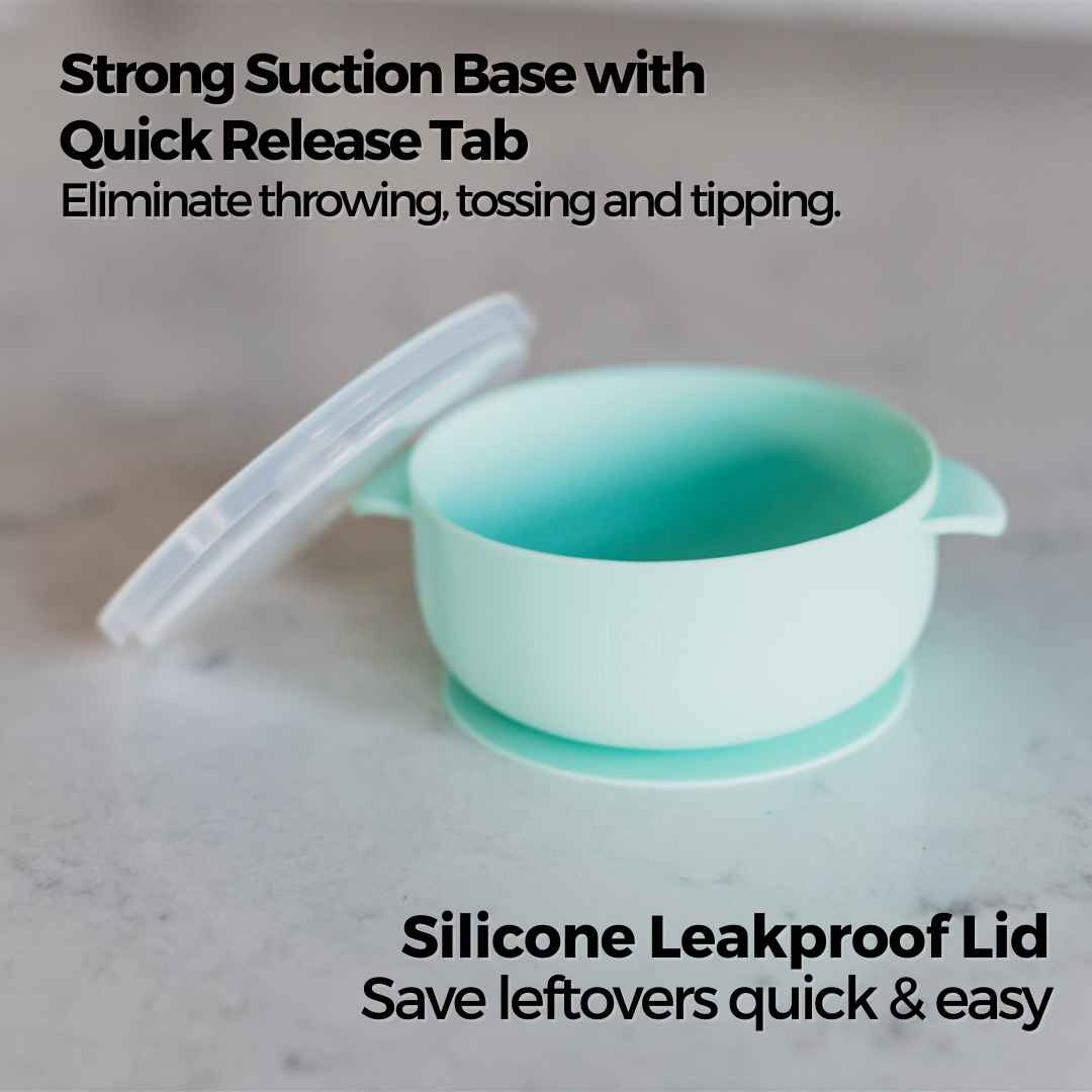 Baby Suction Bowl with Lid