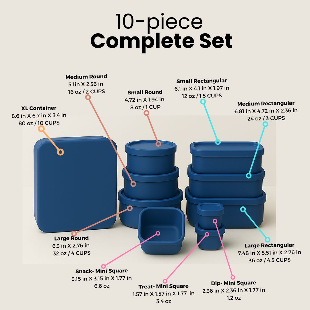 10-Piece Complete Food Storage Set