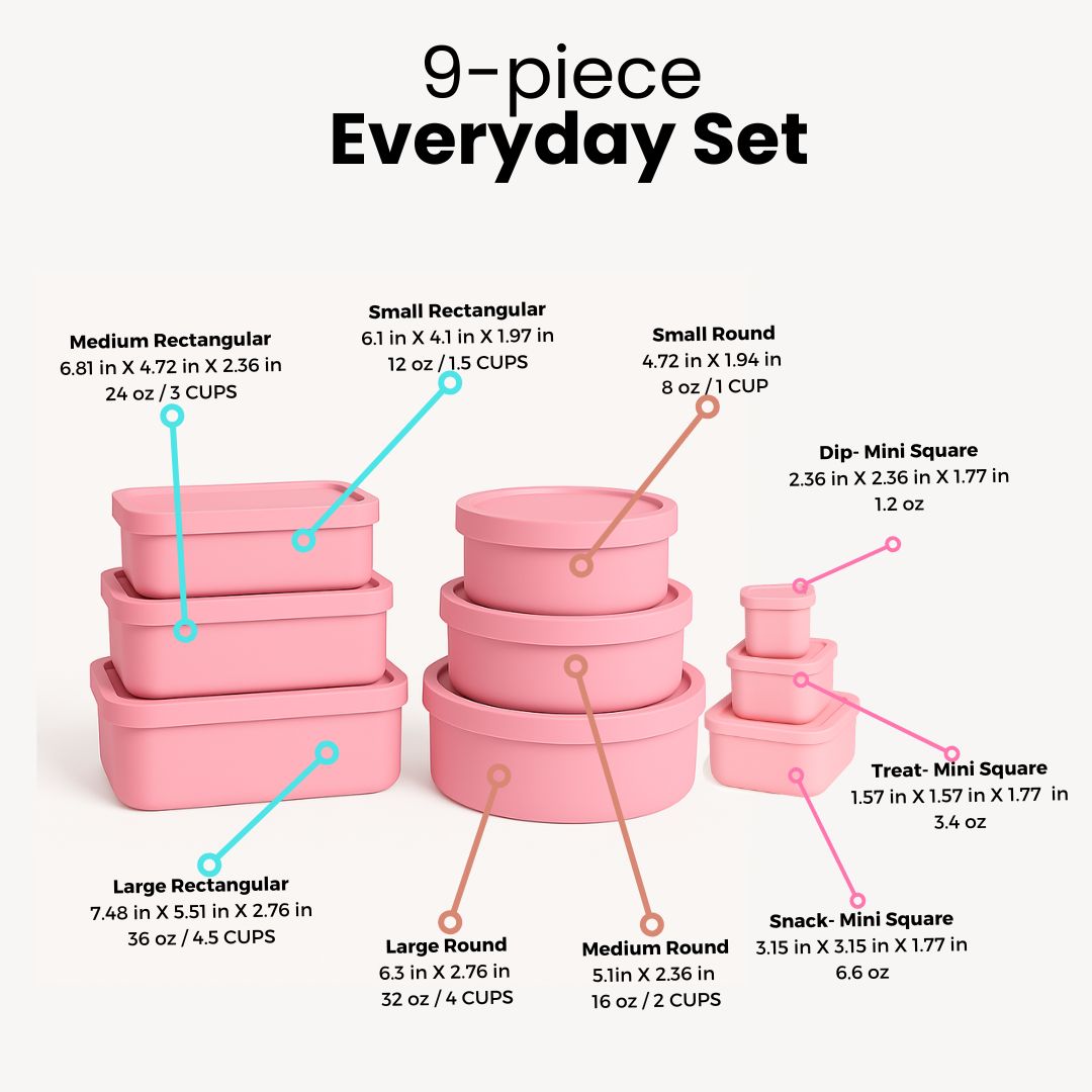 9-Piece Everyday Food Storage Set