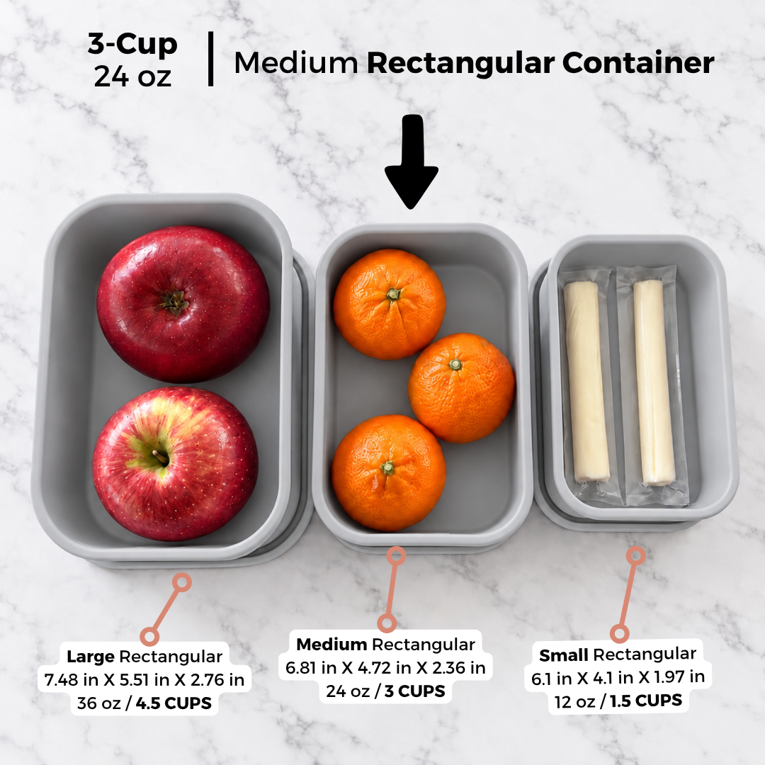 Silicone Storage Containers | Rectangle
