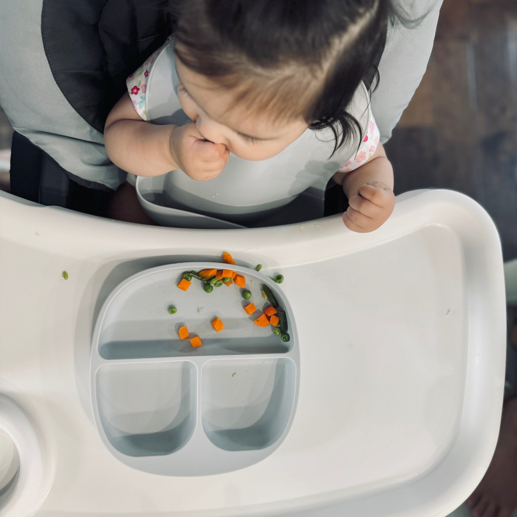 Baby Feeding Set | Suction Plate & Silicone Bib