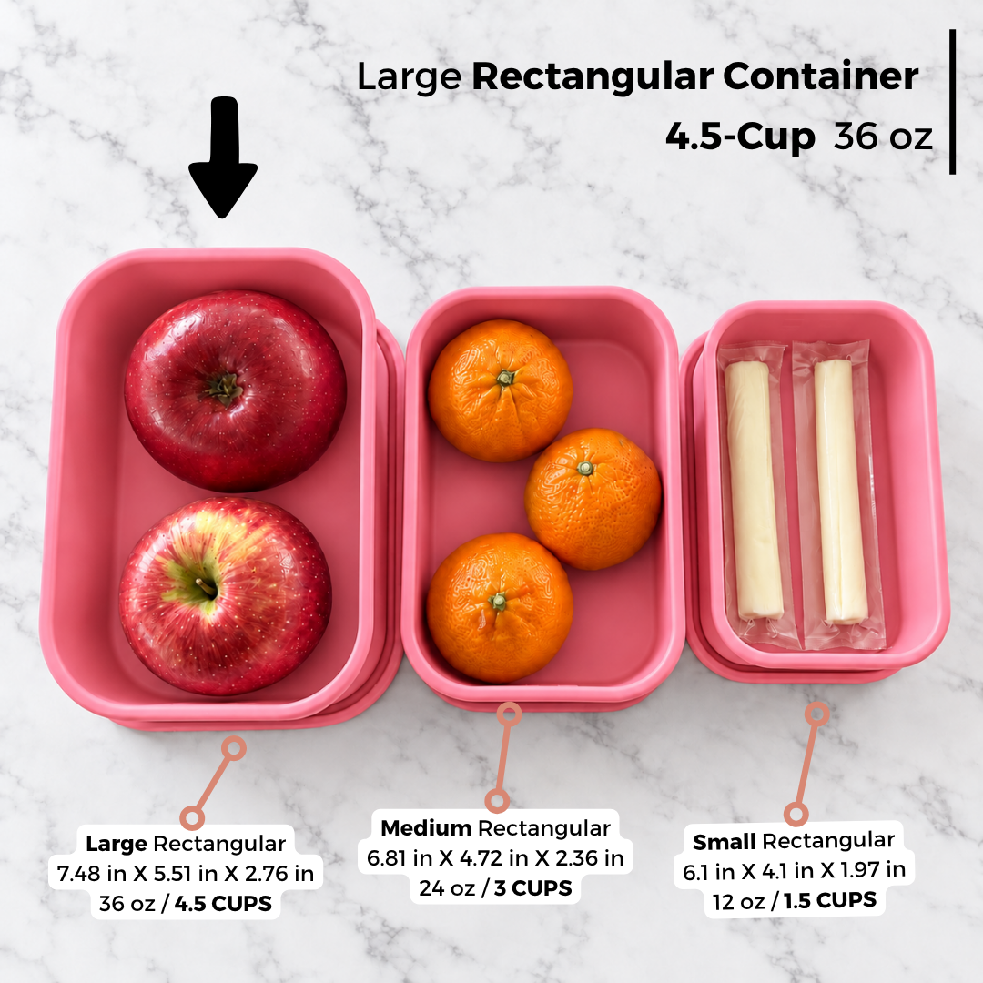 Silicone Storage Containers | Rectangle
