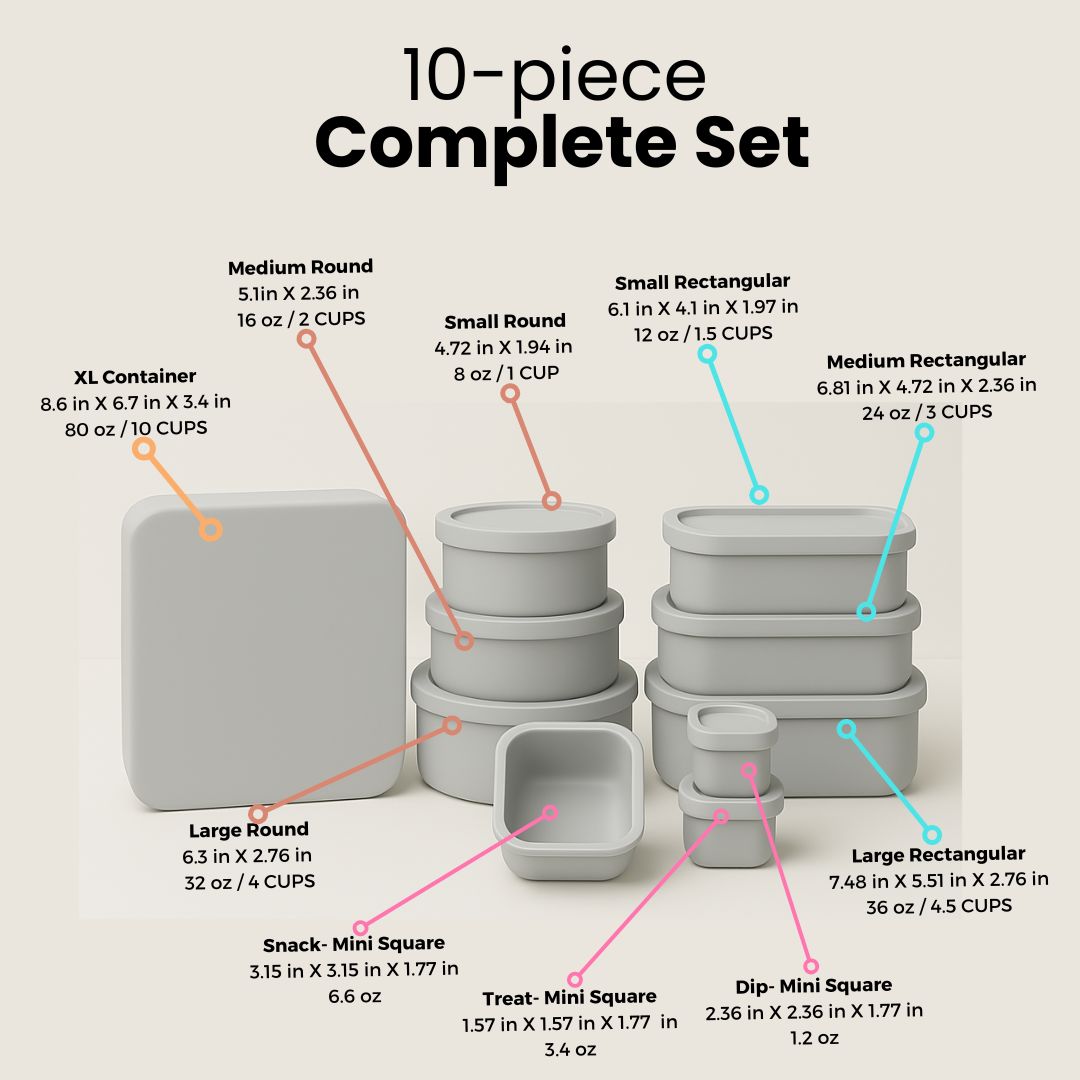 10-Piece Complete Food Storage Set