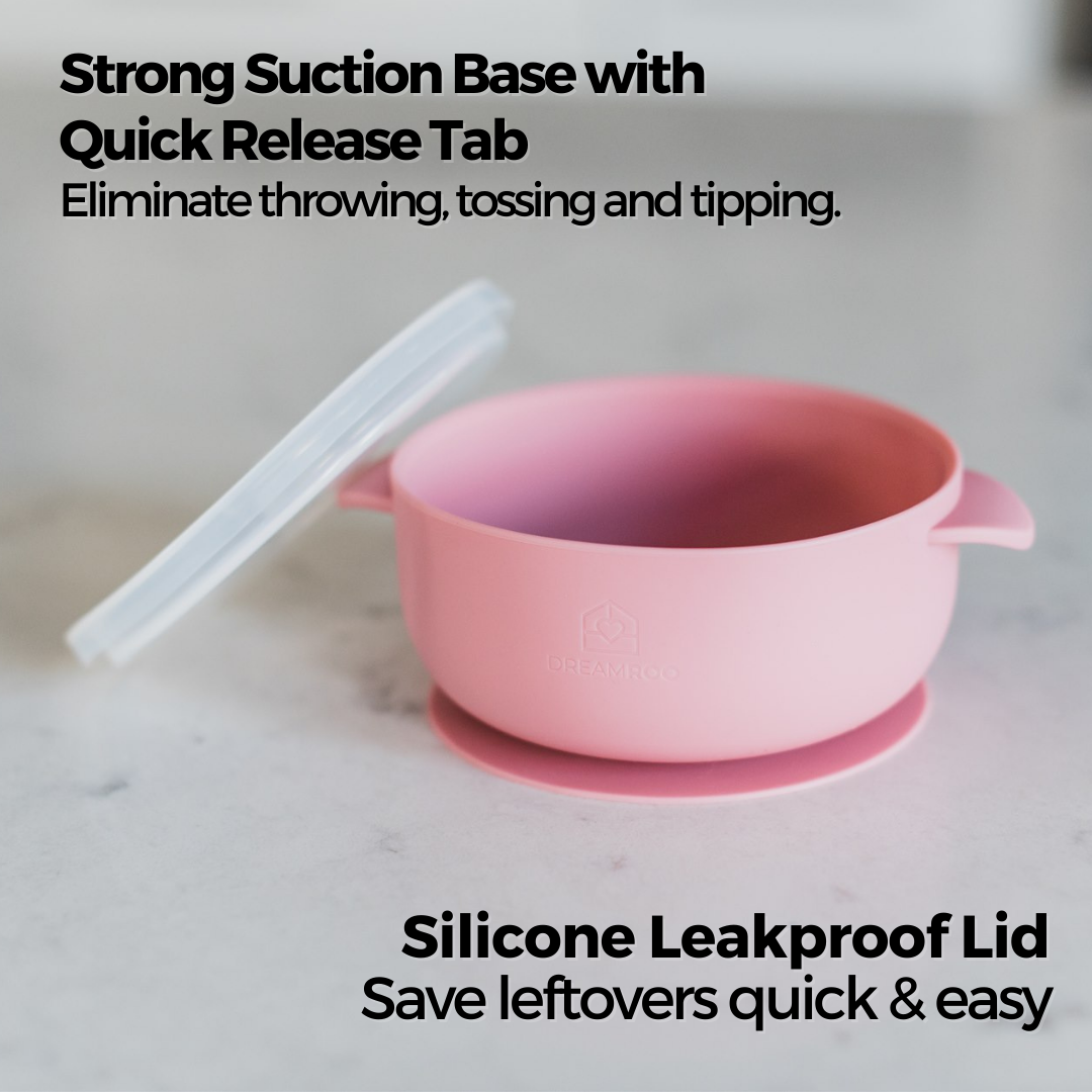 Baby Suction Bowl with Lid