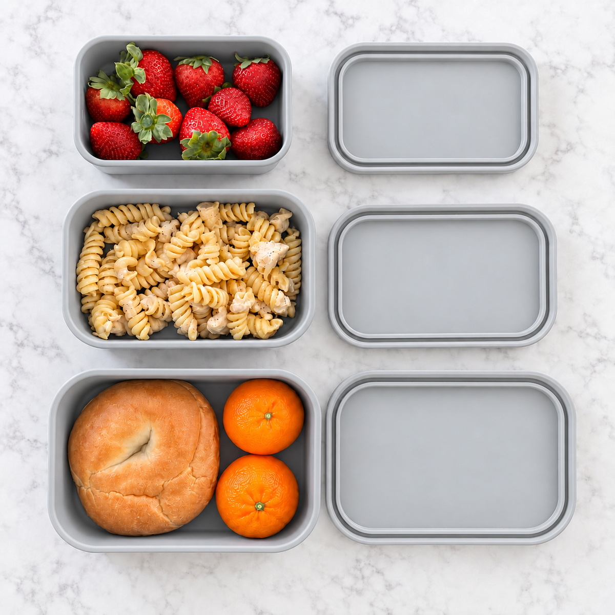Rectangle Food Storage Trio