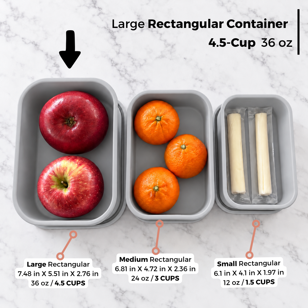 Silicone Storage Containers | Rectangle