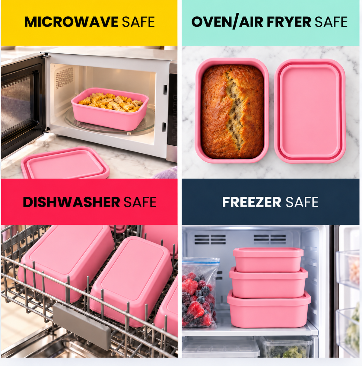 Rectangle Food Storage Trio