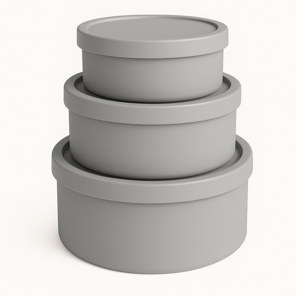 Round Food Storage Trio