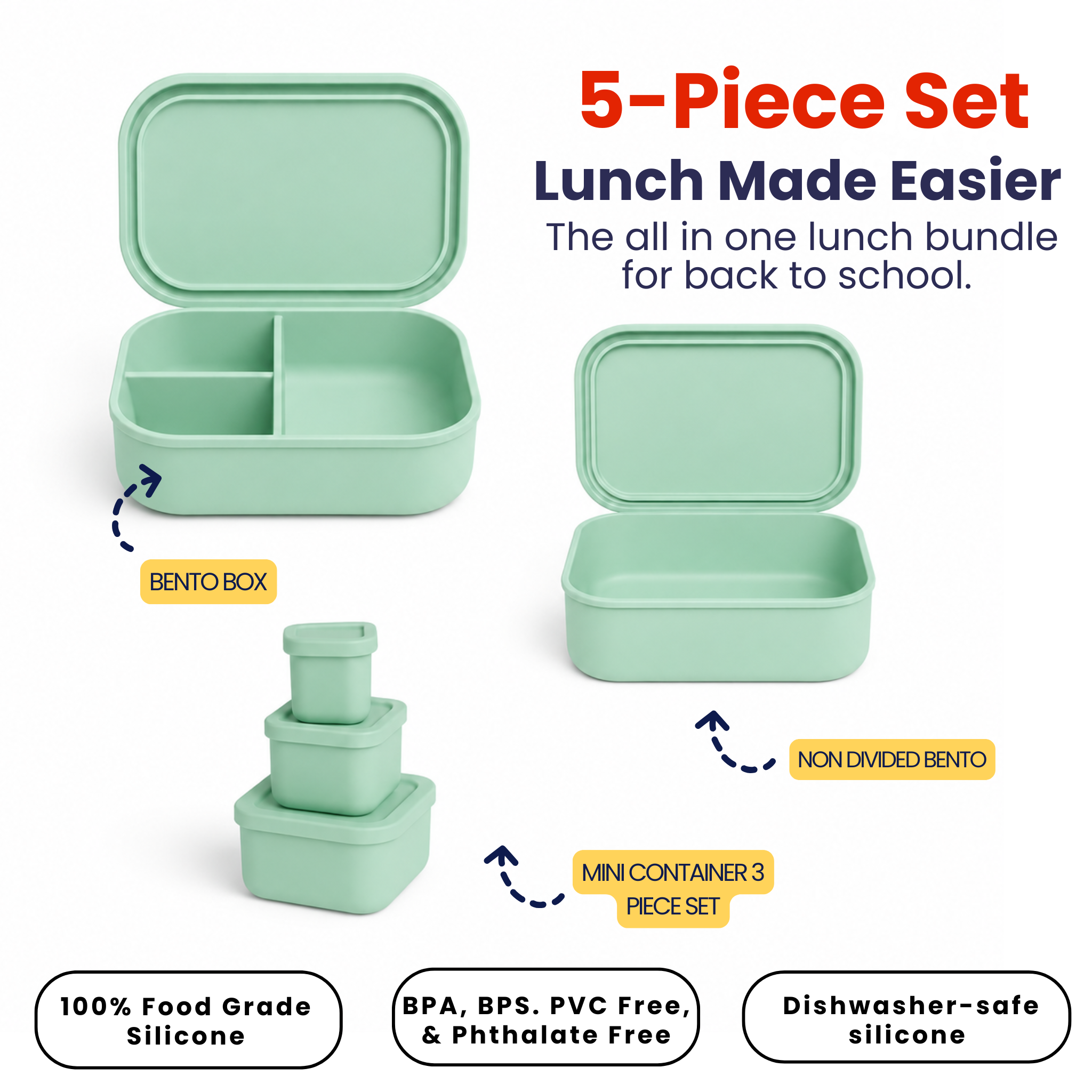 5-Piece Back-to-School Lunch Kit