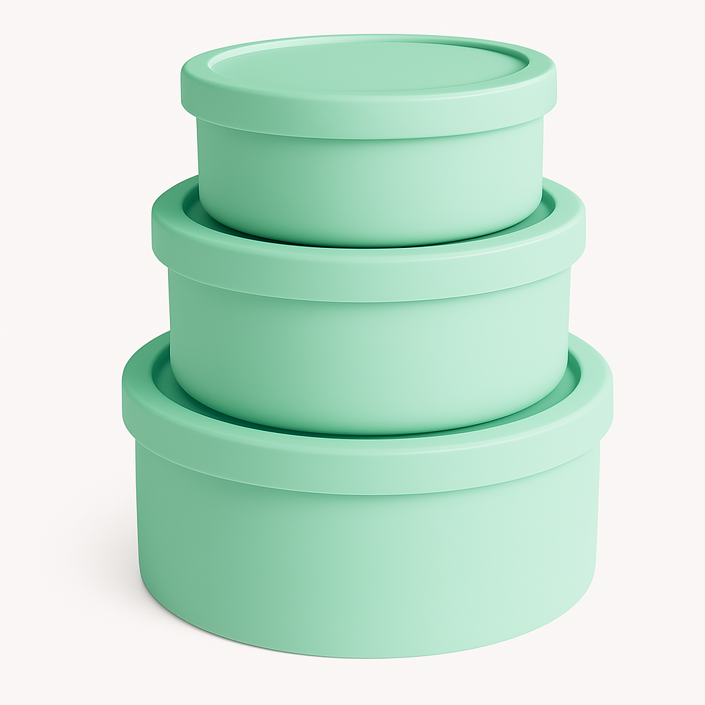 Round Food Storage Trio