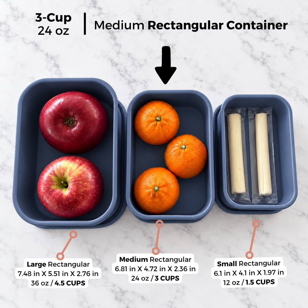 Silicone Storage Containers | Rectangle