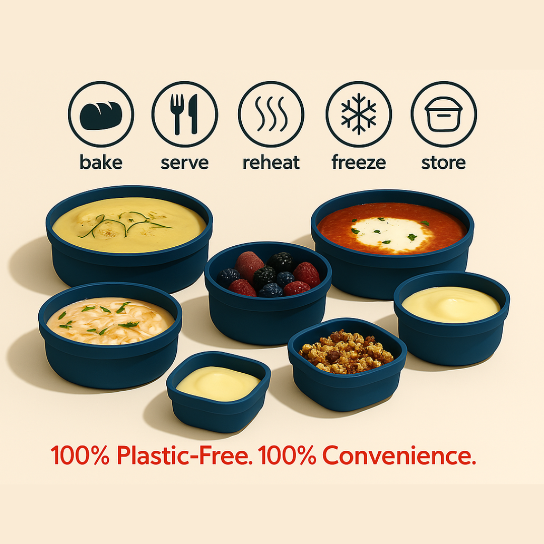 Silicone Food Storage Set