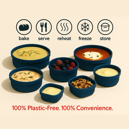 Silicone Food Storage Set
