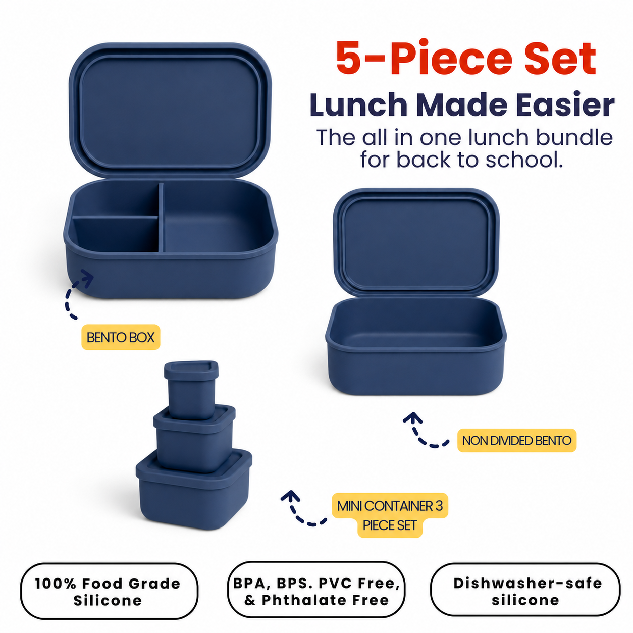 5-Piece Back-to-School Lunch Kit