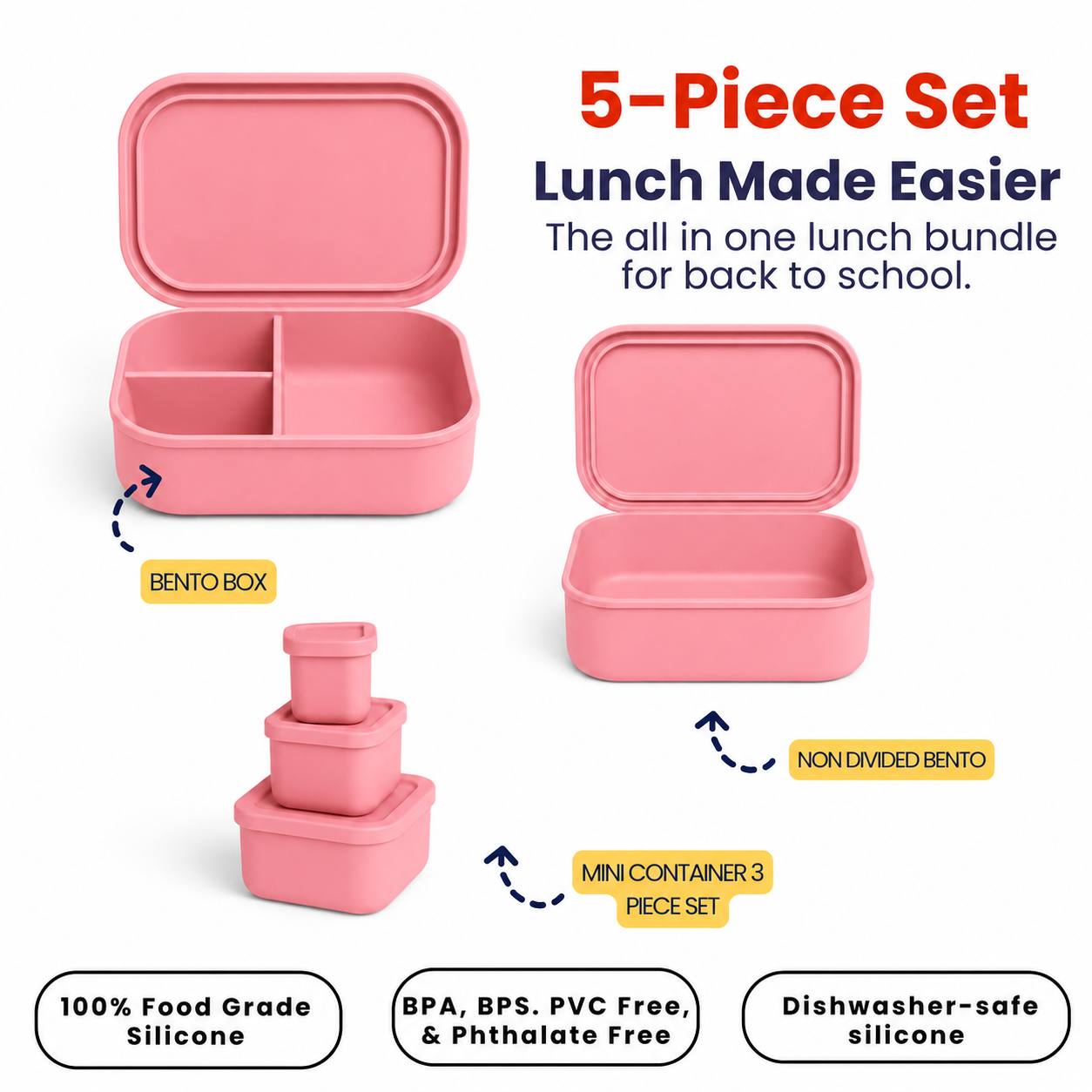 5-Piece Back-to-School Lunch Kit