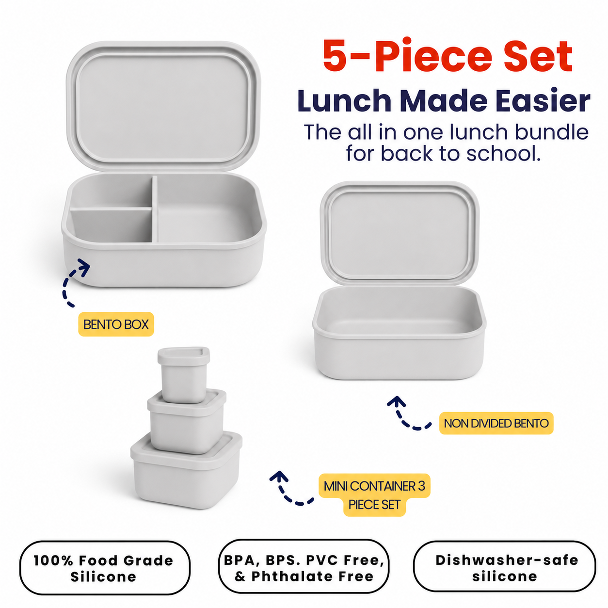 5-Piece Back-to-School Lunch Kit