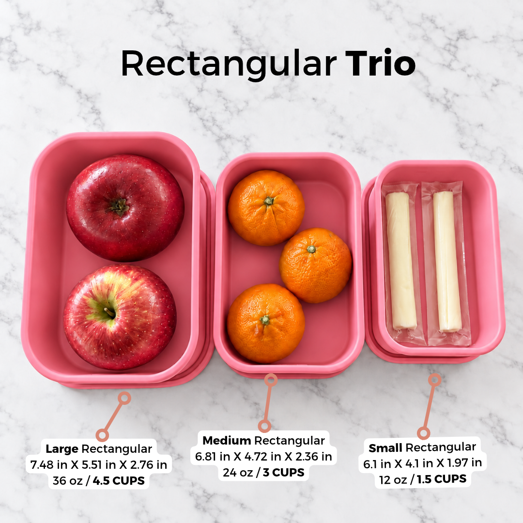 Rectangle Food Storage Trio