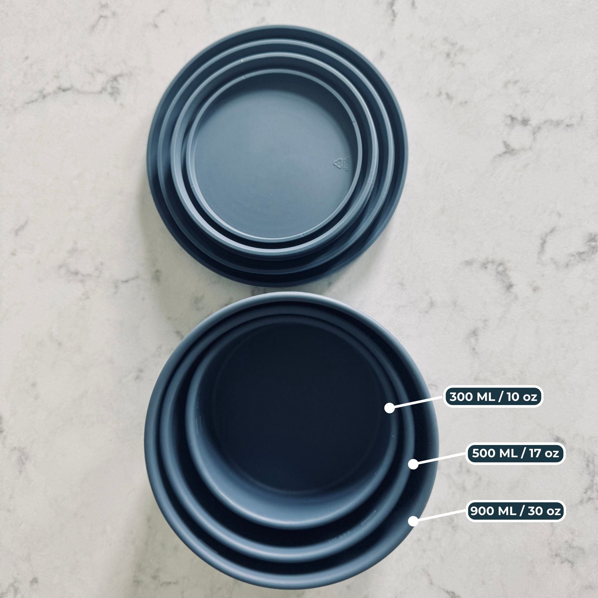 Round Food Storage Trio