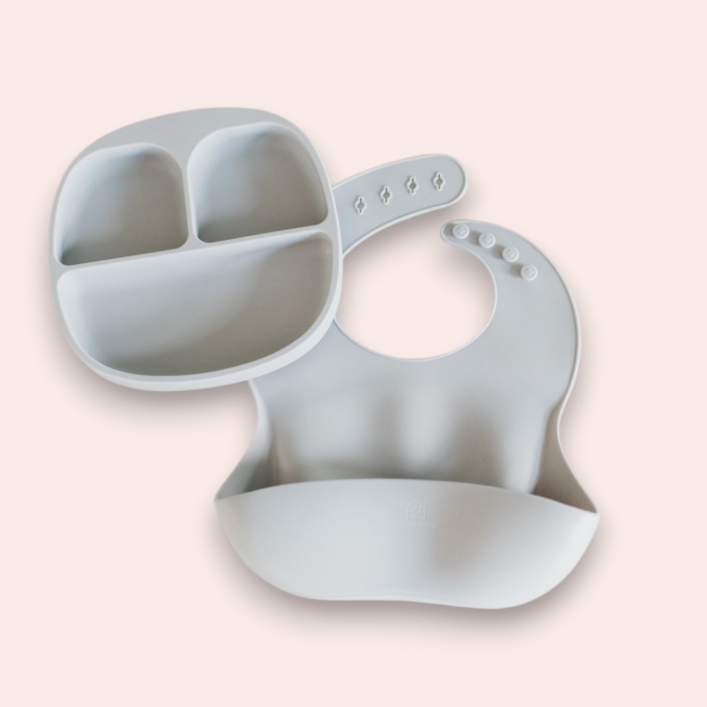 Baby Feeding Set | Suction Plate & Silicone Bib